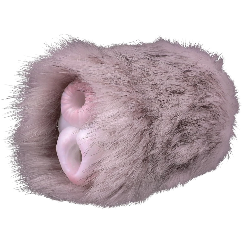 GEEBA Unique Rabbit Animal Pussy Male Masturbation Cup Realistic Soft Silicone Adult Toy