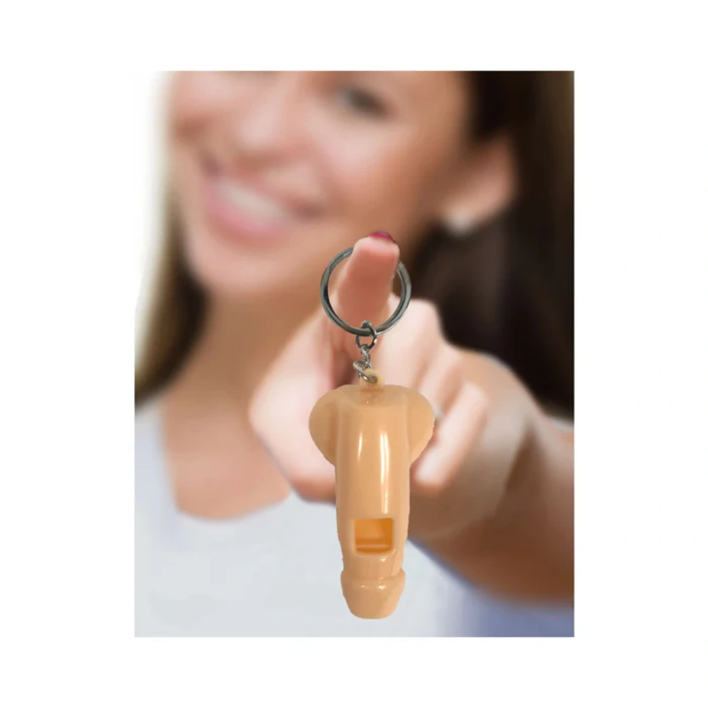 Little Genie Super Fun Penis Whistle Key Chain Funny Adult Gift for Holiday Party