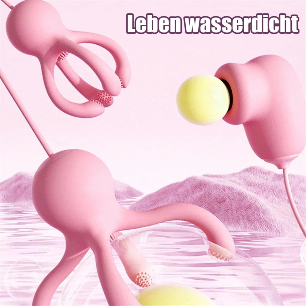 venusfun octopus silicone breast massager