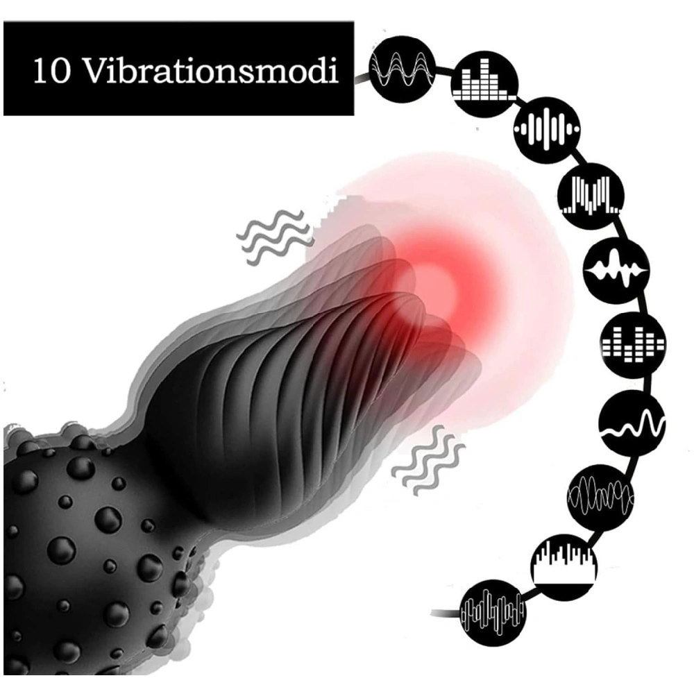 venusfun silicone anal plug wireless prostate stimulator vibrator 10 vibration modes