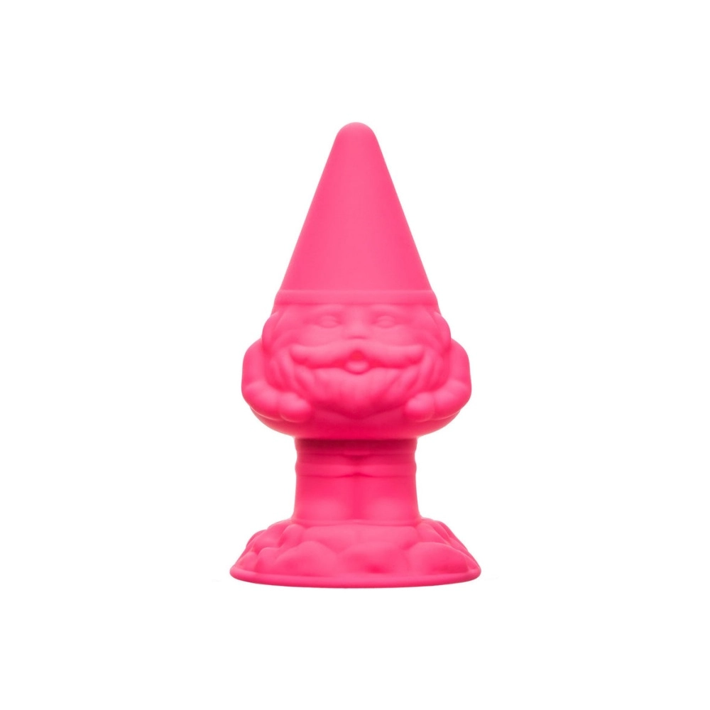 pink christmas gnome anal plug soft
