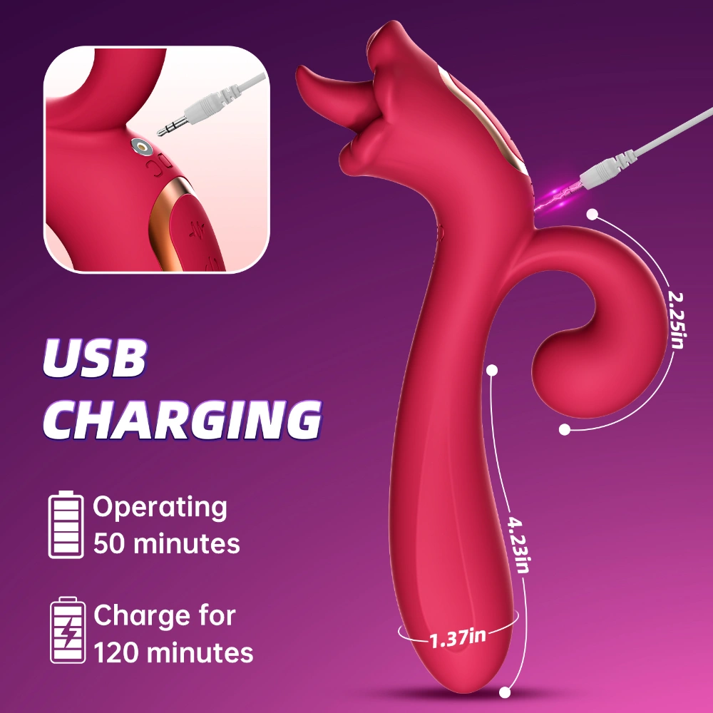 venusfun adult toy clitoral rose vibrator tongue licking massager