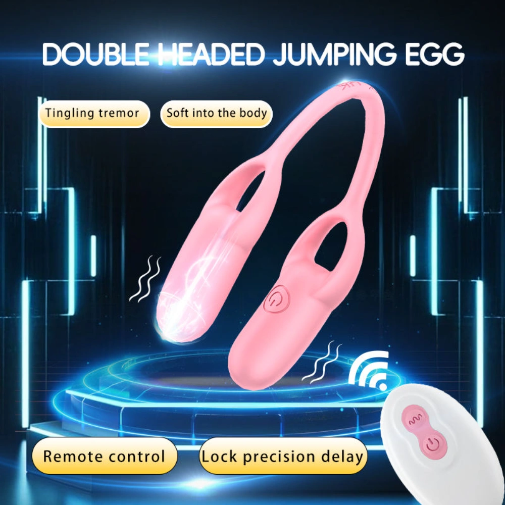 wireless double head egg vibrator venusfun silicone female cock ring