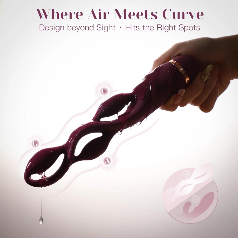 venusfun soft silicone clitoral wand vibrator