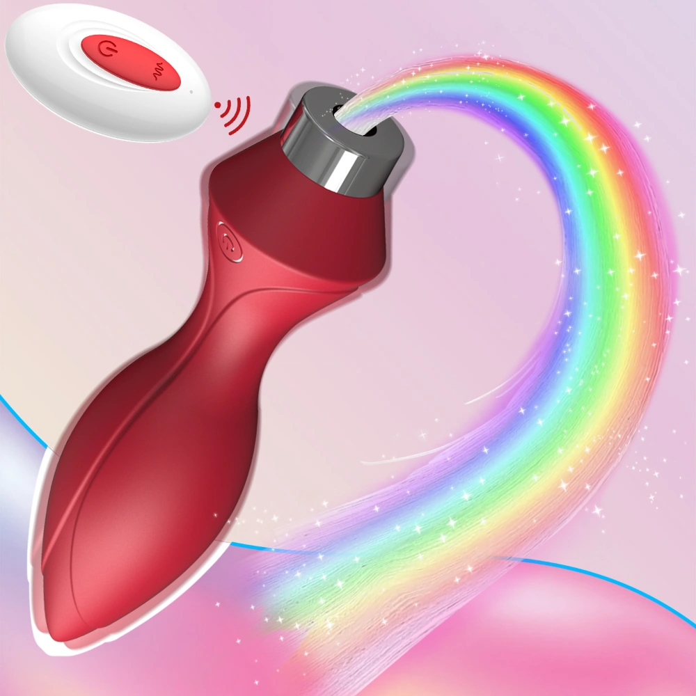 Venusfun LED Anal Plug Remote Control Vibrator With 10 Vibration Types and 7 Light Modes