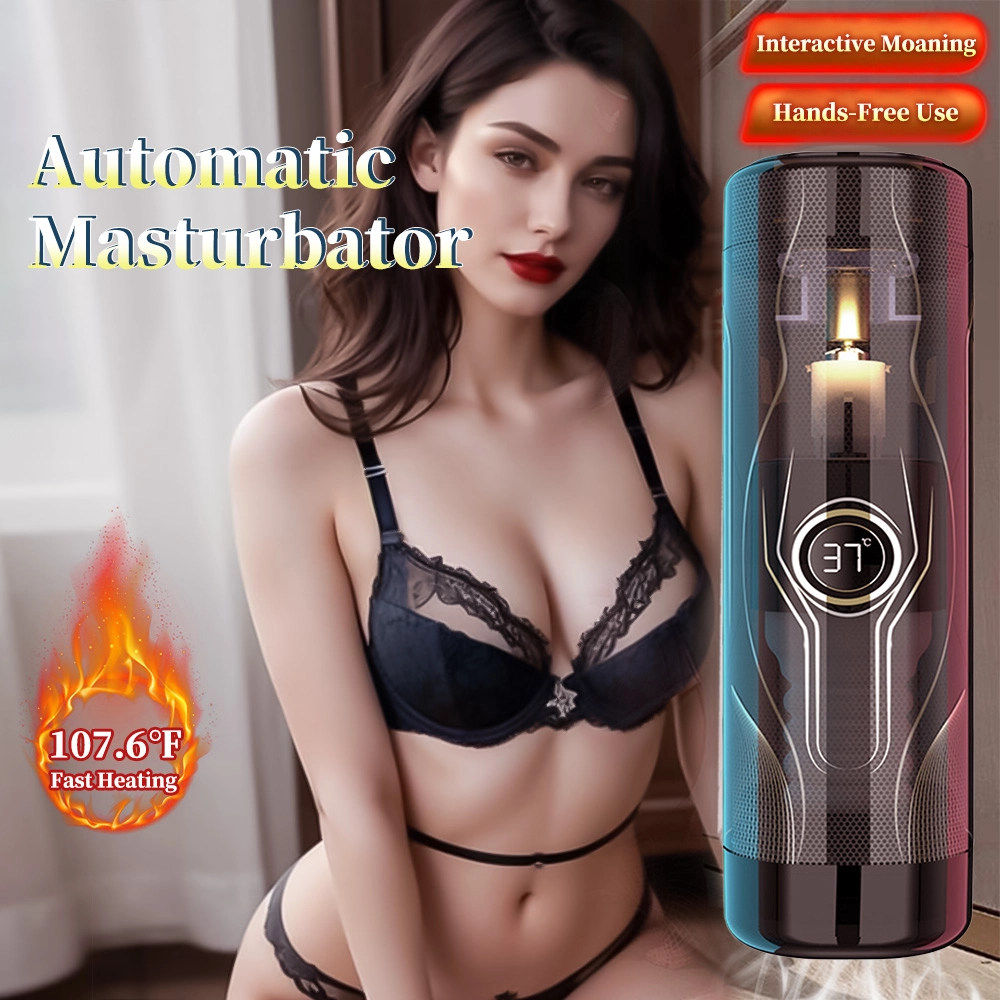 realistic male adult toy with auto suction