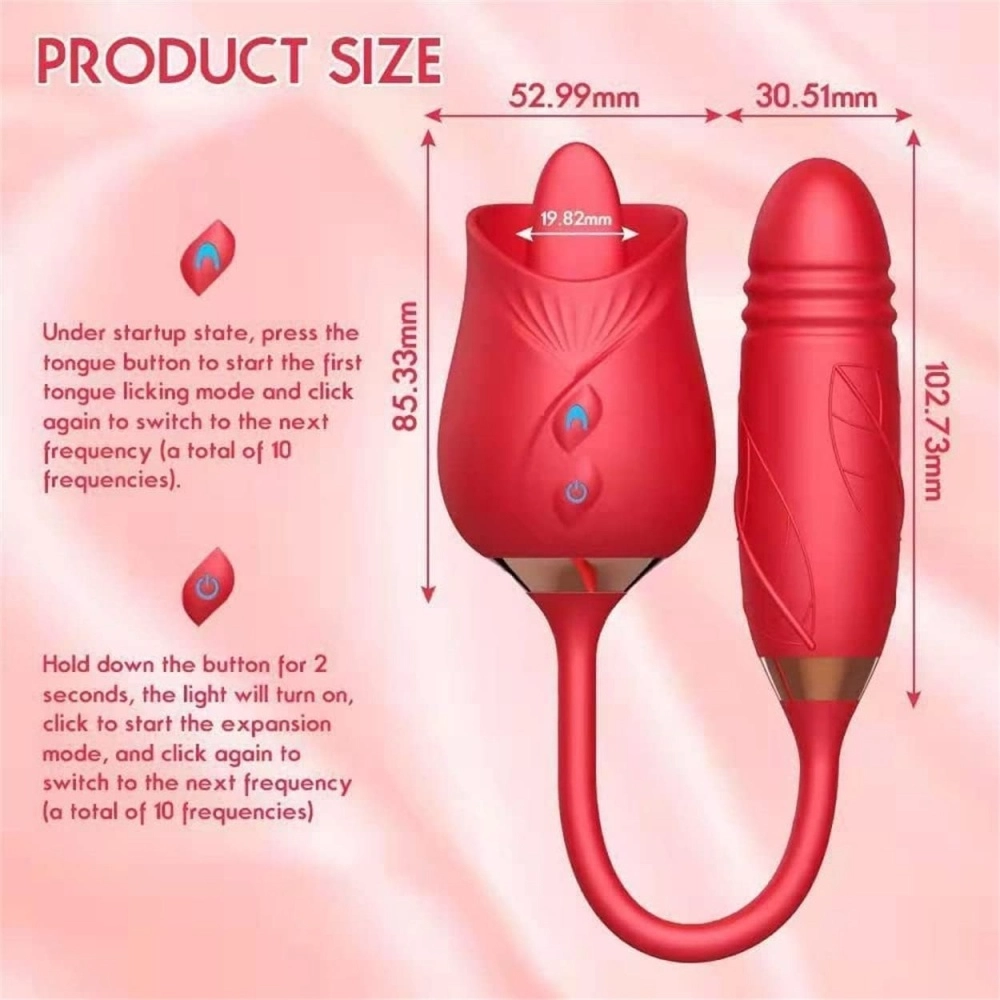 venusfun extendable dual head vibrator soft silicone