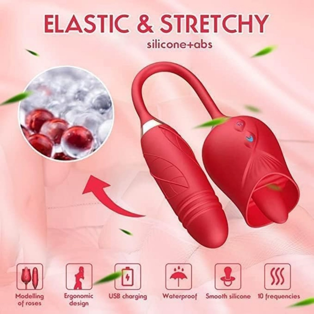 venusfun licking suction dual head massager