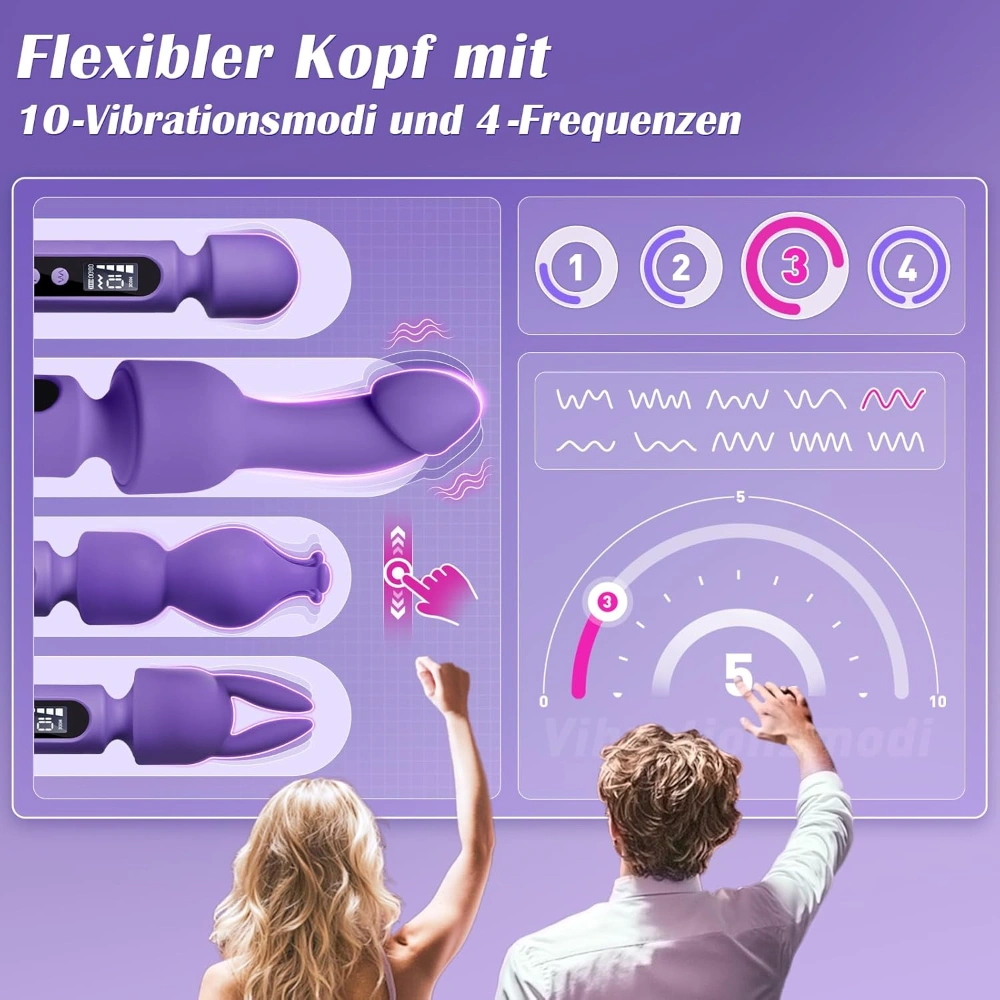 wand vibrators with 10 vibration modes