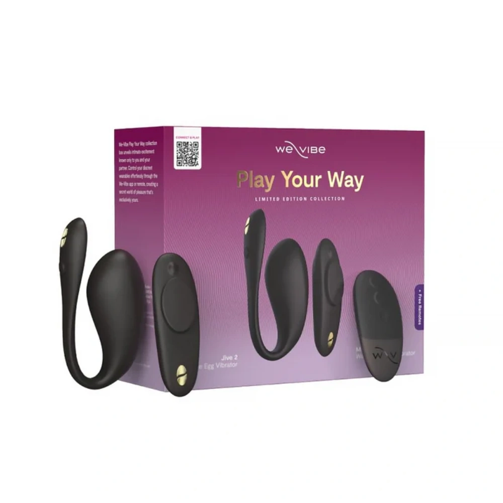 We-Vibe Play Your Way Jive 2 and Moxie Wearable Vibrator Set for Couples with App Control