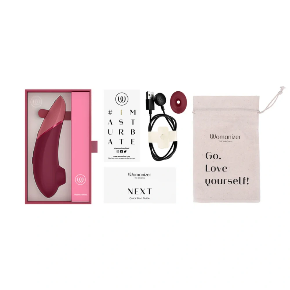 womanizer next sensual clitoral suction vibrator safe material