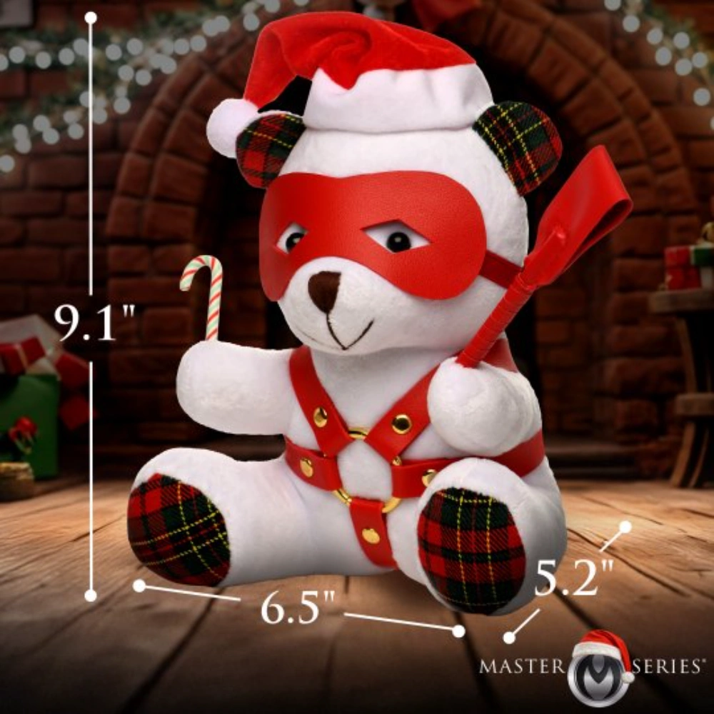 xr brands holiday plush bear toy