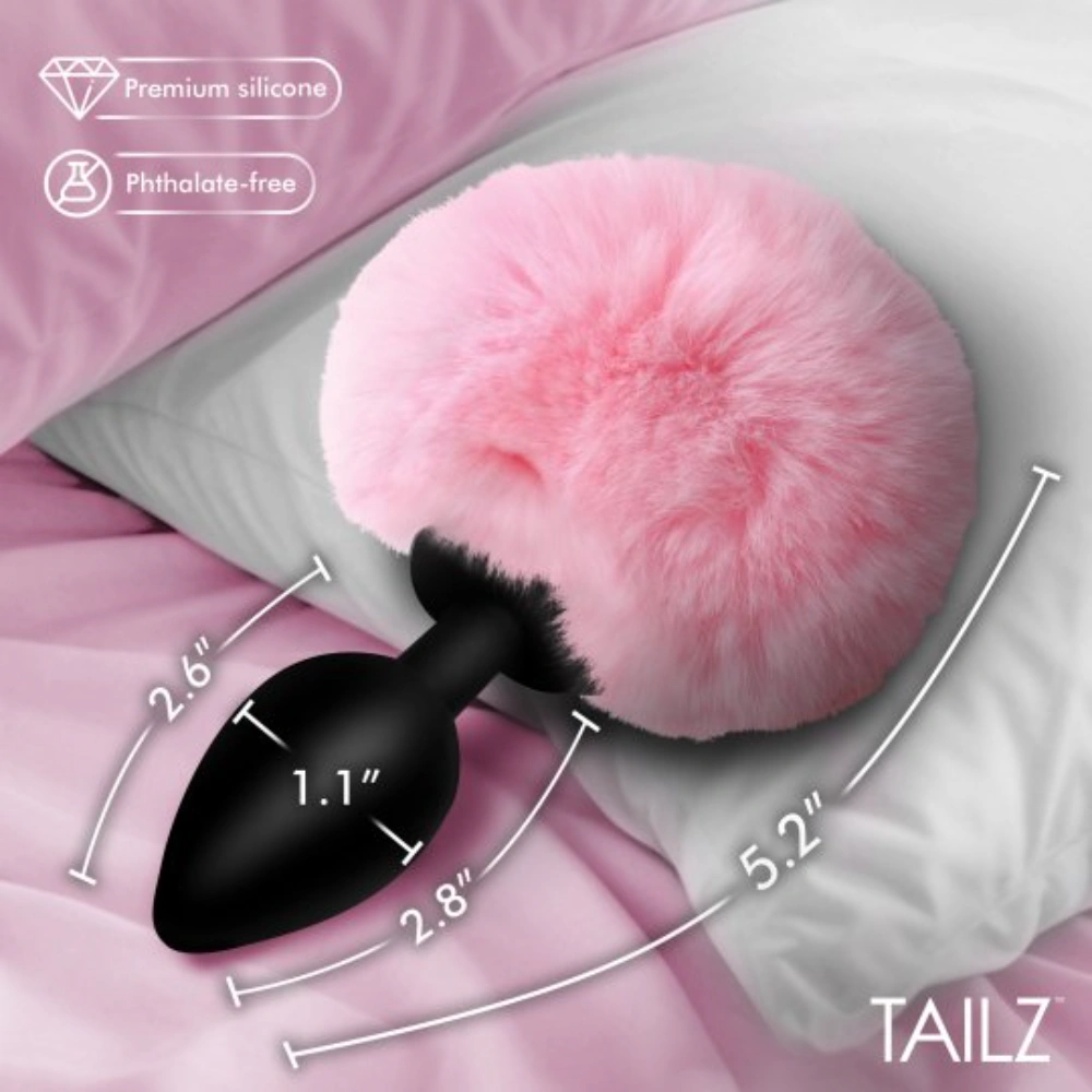 xr brands fluffy tail anal toy women