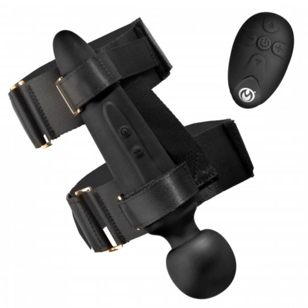 xr brands wireless thigh strap wand with adjustable straps for women