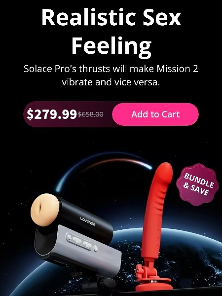 Lovense Solace Pro and Mission 2 Long Distance Real-time Sync For Couples Set