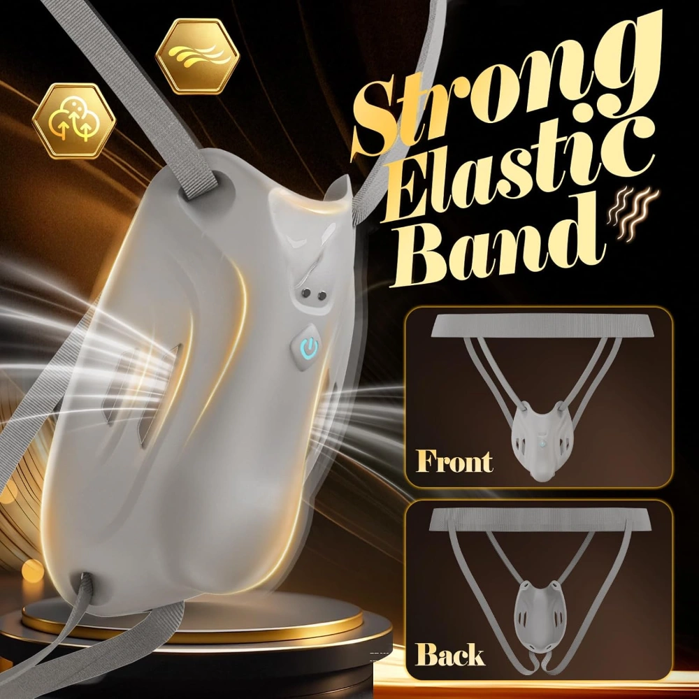 wearable male vibrator chastity cage with app control