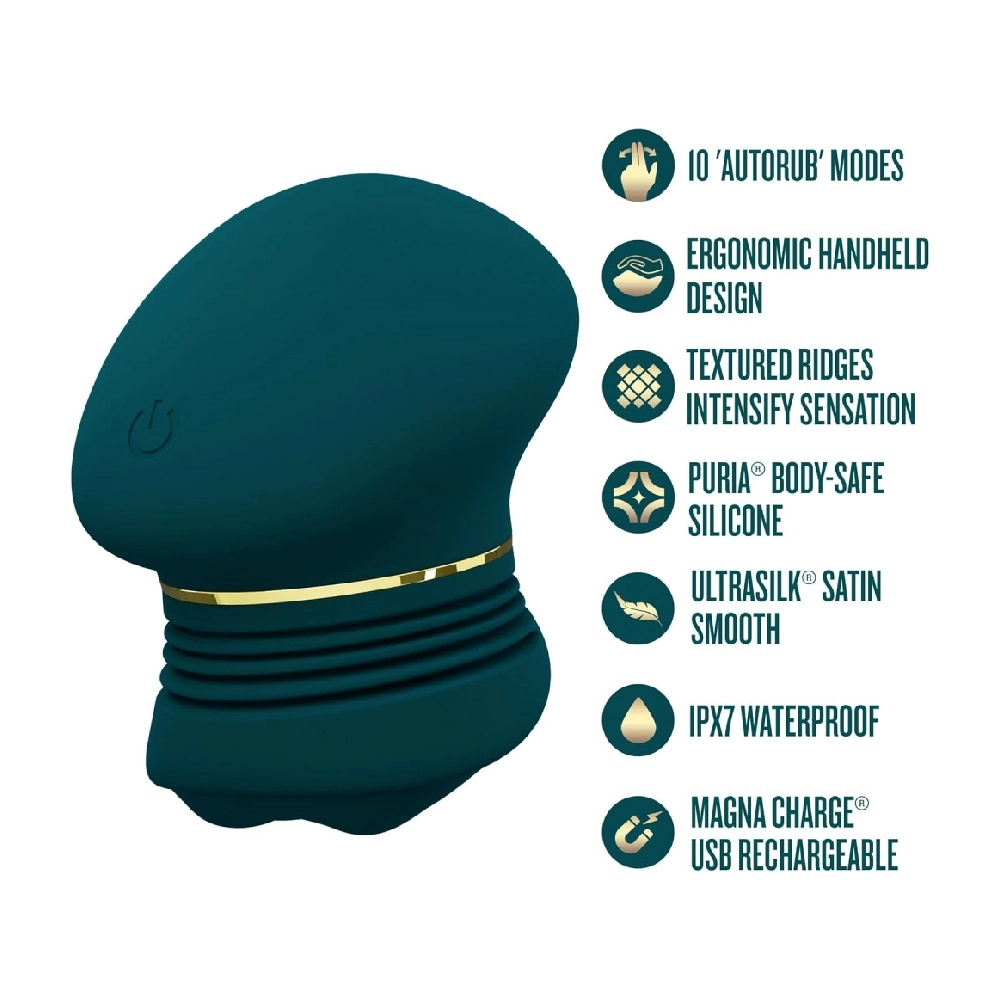 blush riana clitoral stimulator with textured ridges