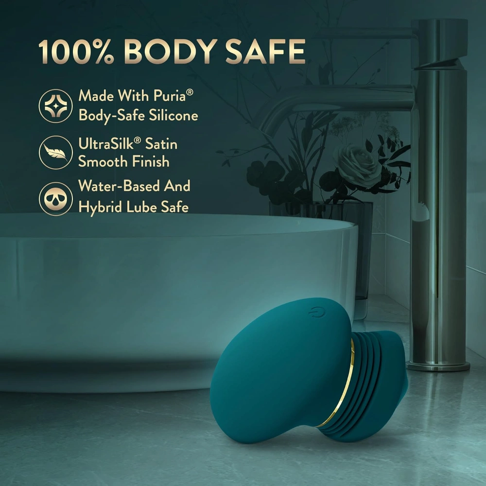 blush riana textured ridge clitoral stimulator women