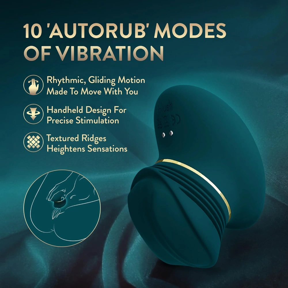 blush collection riana palm sized silicone clitoral toy