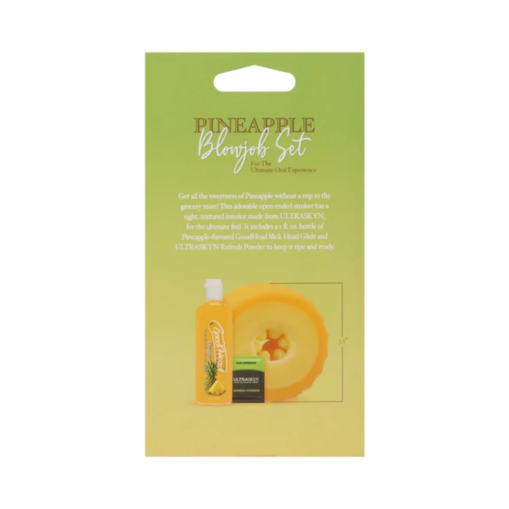 doc johnson goodhead pineapple stroker set