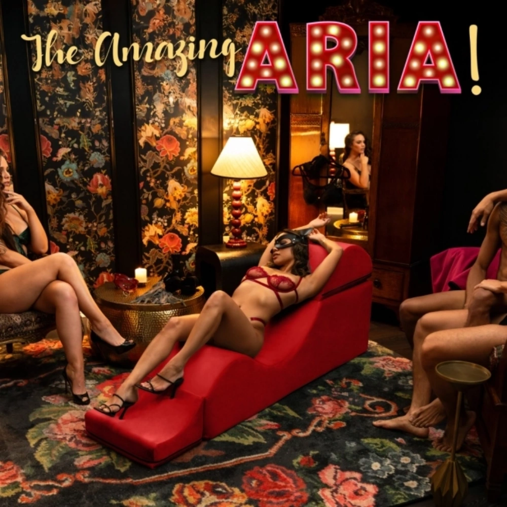 Liberator Aria Convertible Chaise Bench Slim Sex Chair For Couples More Position Explore