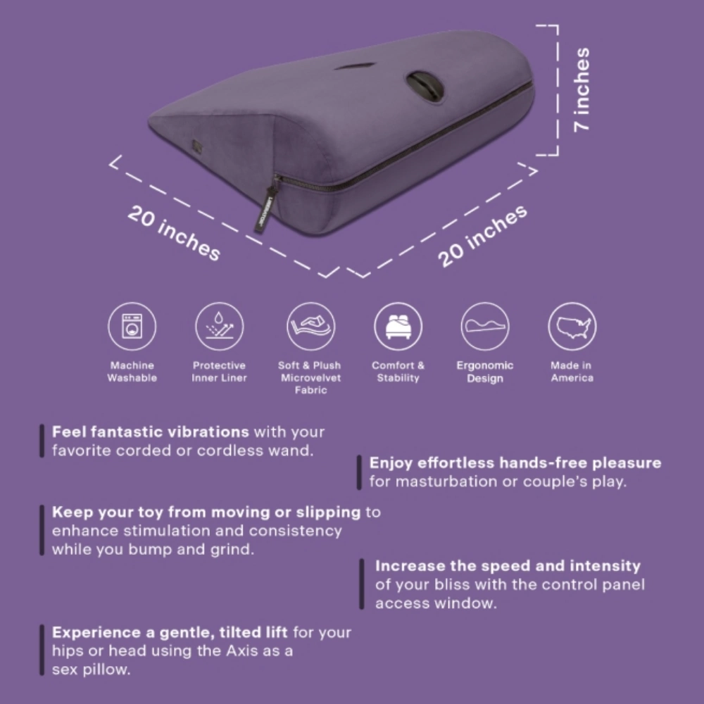 liberator axis wand support pleasure pillow