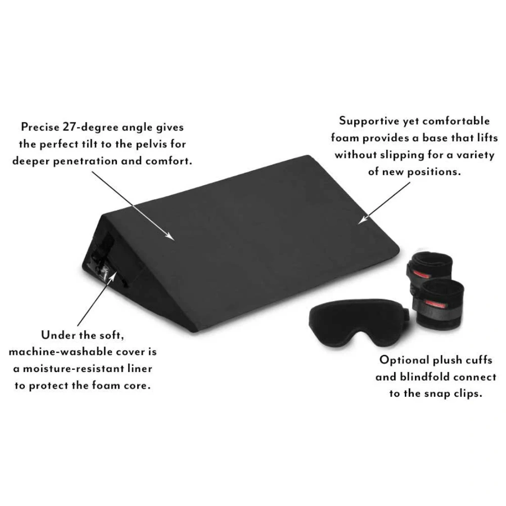 black label wedge bondage sex pillow