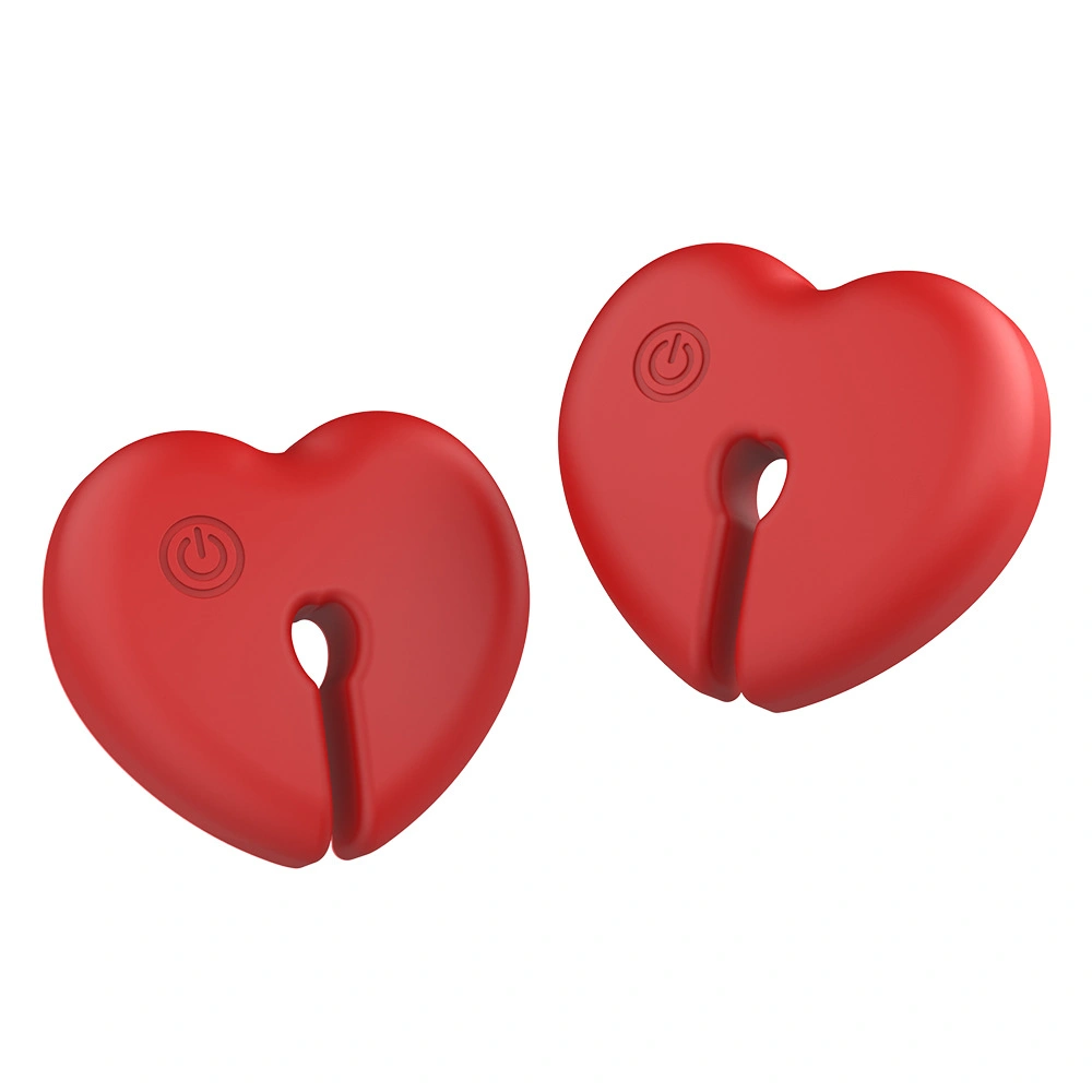 venusfun soft silicone heart shaped bsdm vibrator nipple toys 12 modes