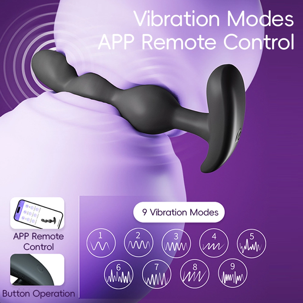 venusfun app controlled thrusting anal beads for couples