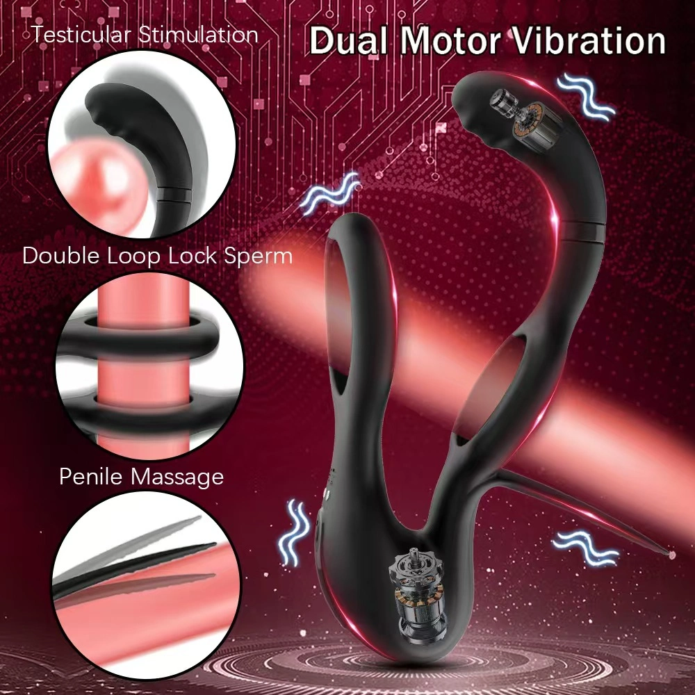 venusfun cock ring dual motor silicone