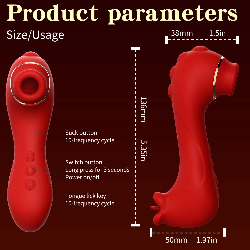 venusfun dual ended clitoral sucking vibrator easy clean