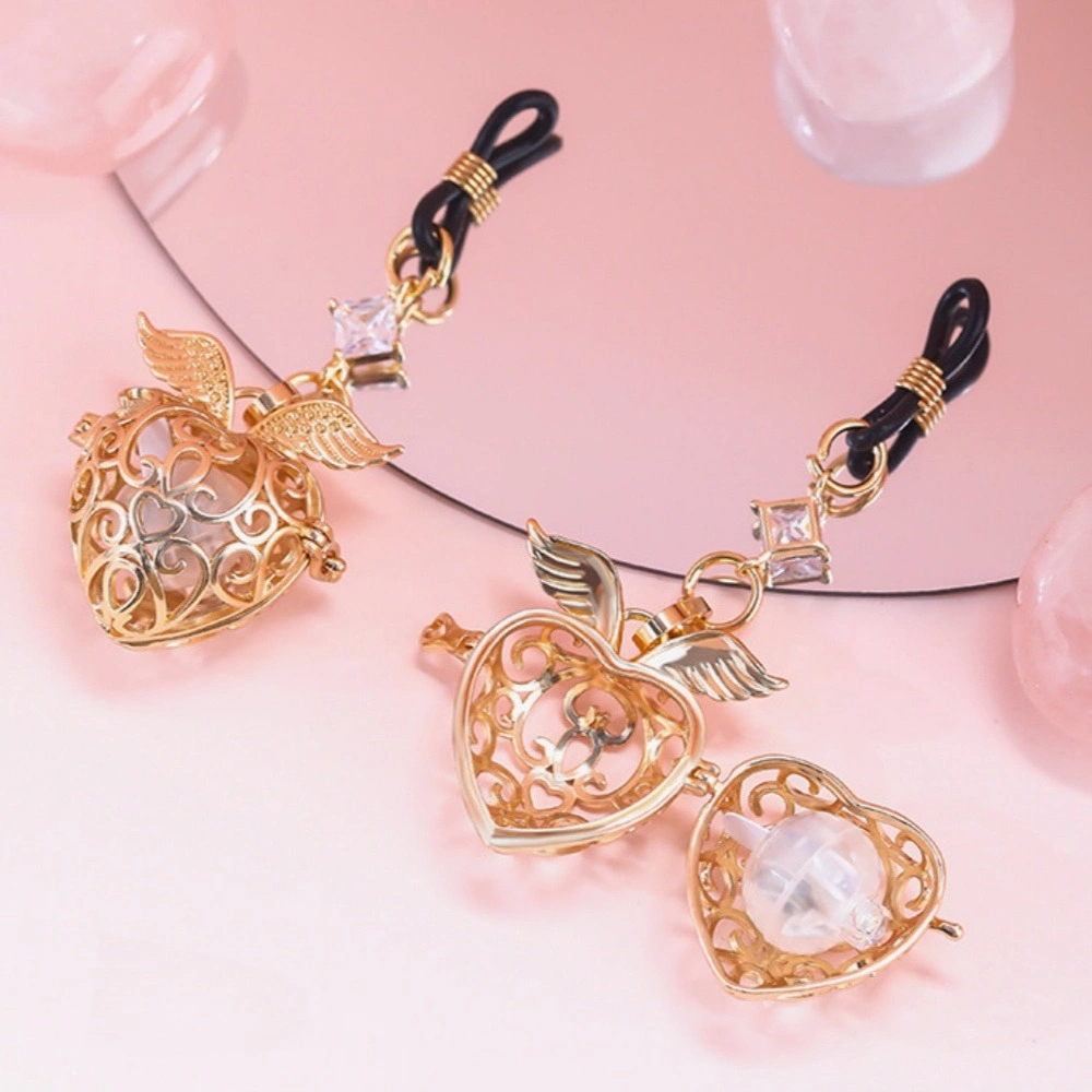 venusfun heart bell light up nipple clamps