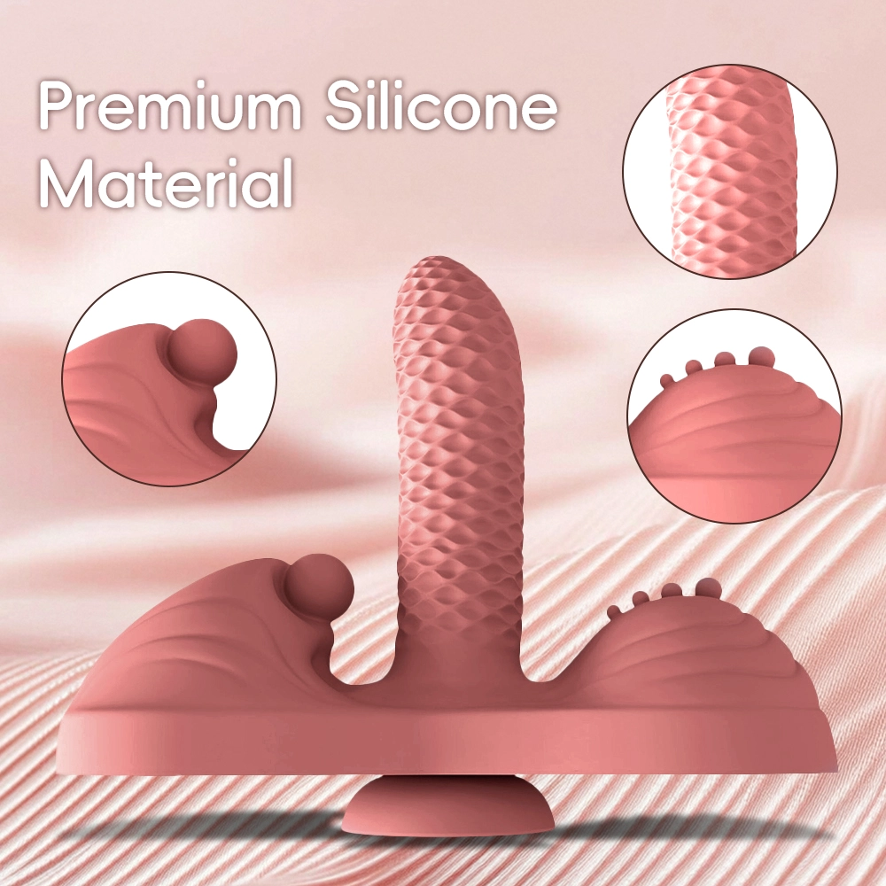 venusfun silicone sit and ride dildo vibrator with powerful heating