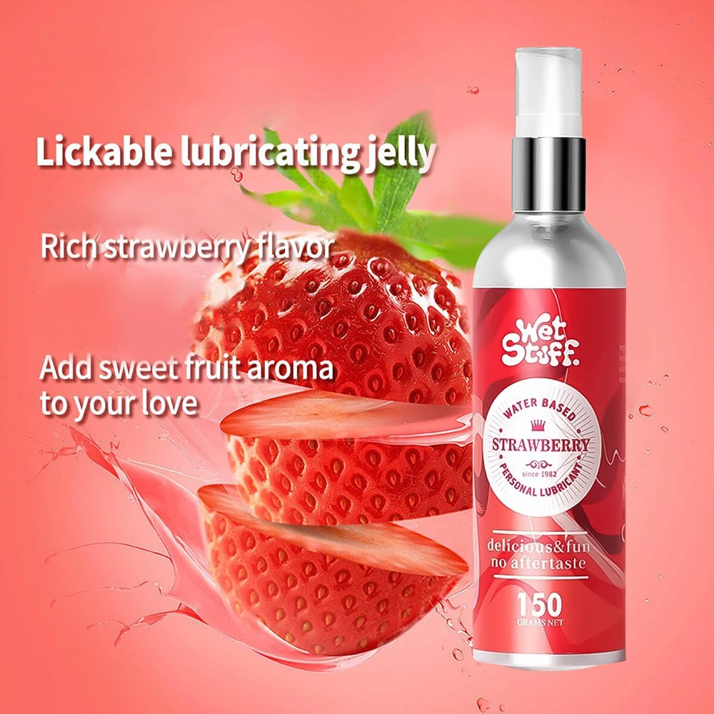 wet stuff strawberry edible lubricant for women