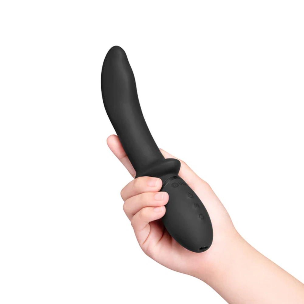 b-Vibe Rimming P-Spot Vibe Prostate Massager for Men with Rotating Beads and 5 Modes