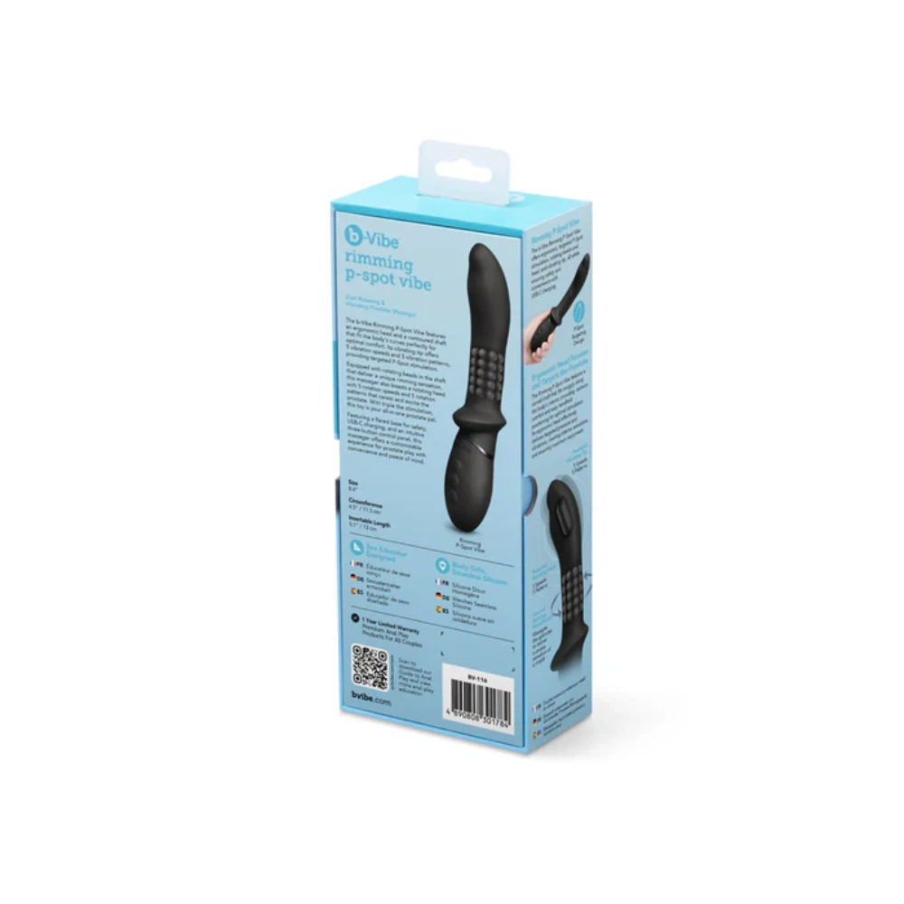 b vibe rotating head prostate massager
