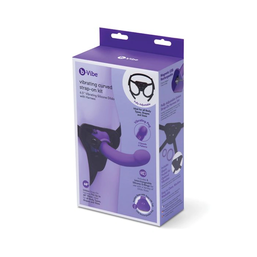 b-vibe waterproof strap on dildo set