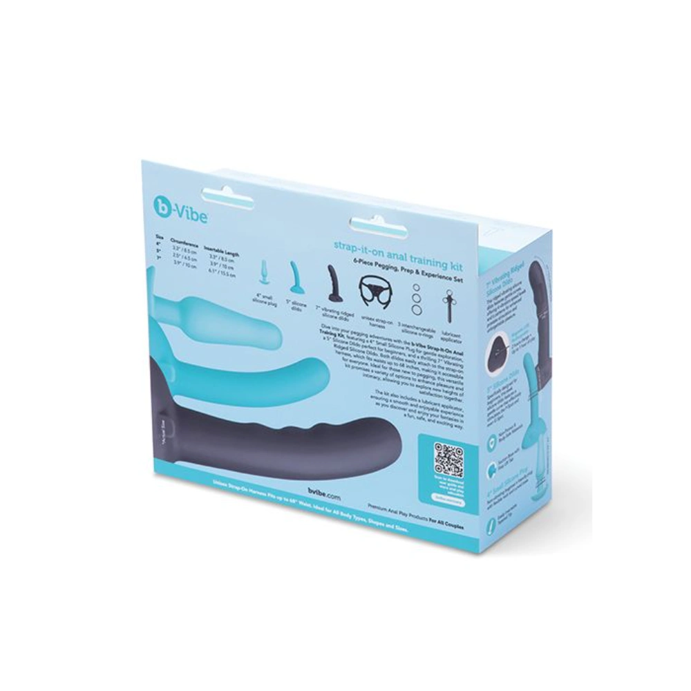 b-vibe strap it on pegging kit beginner harness set