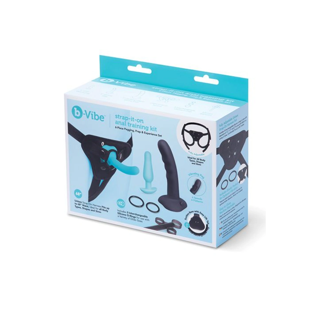 b-vibe waterproof strap-on harness pegging kit