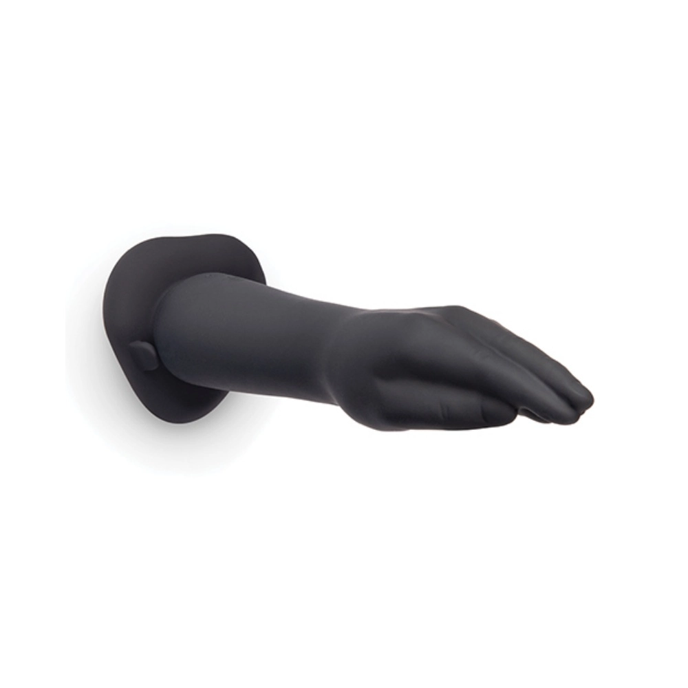 b vibe vibrating hand shaped fisting dildo with suction cup