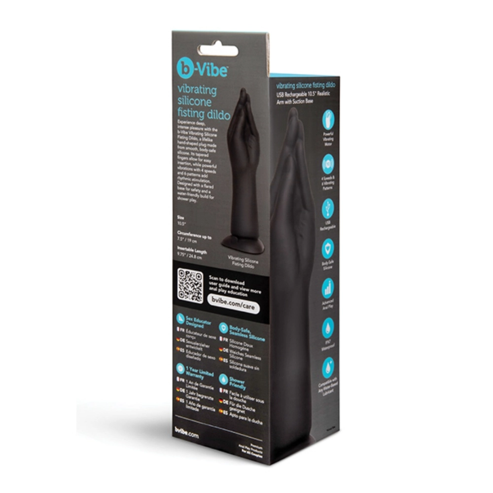 b vibe vibrating hand shaped fisting dildo new type