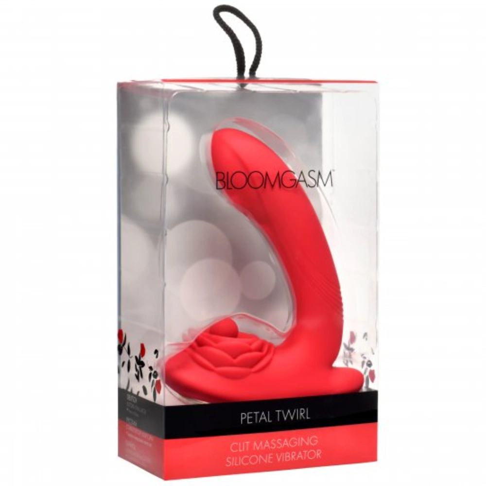 bloomgasm rechargeable clit vibrator petal twirl