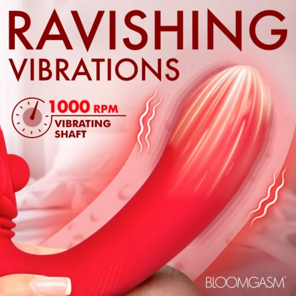bloomgasm clit massager silicone vibrator for women