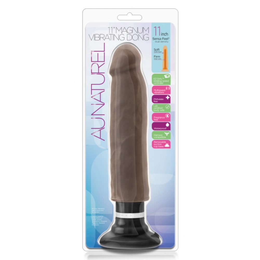 blush au naturel suction cup vibrating dong