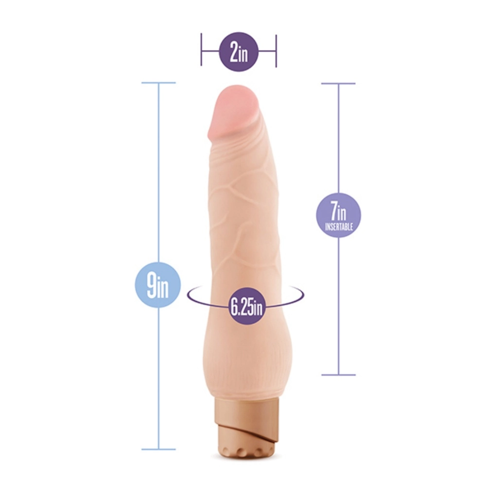 blush au naturel fabien 9 inches realistic dildo best quality