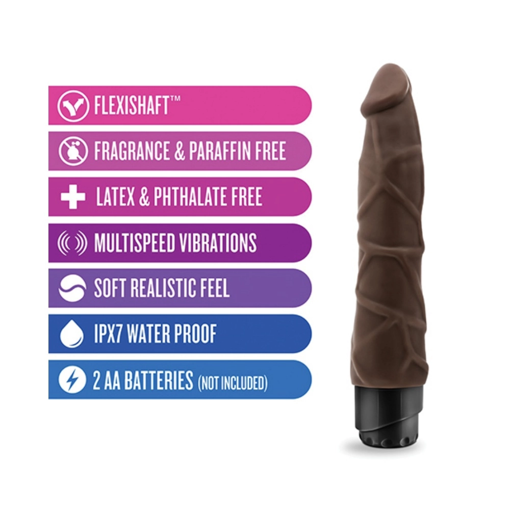 blush dr skin cock vibe 9in vibrating dildo waterproof