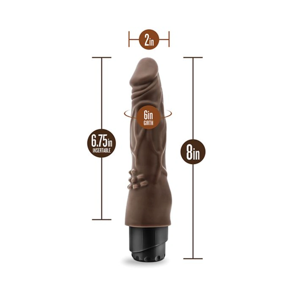blush dr skin cock vibe ribbed dildo flexi shaft design
