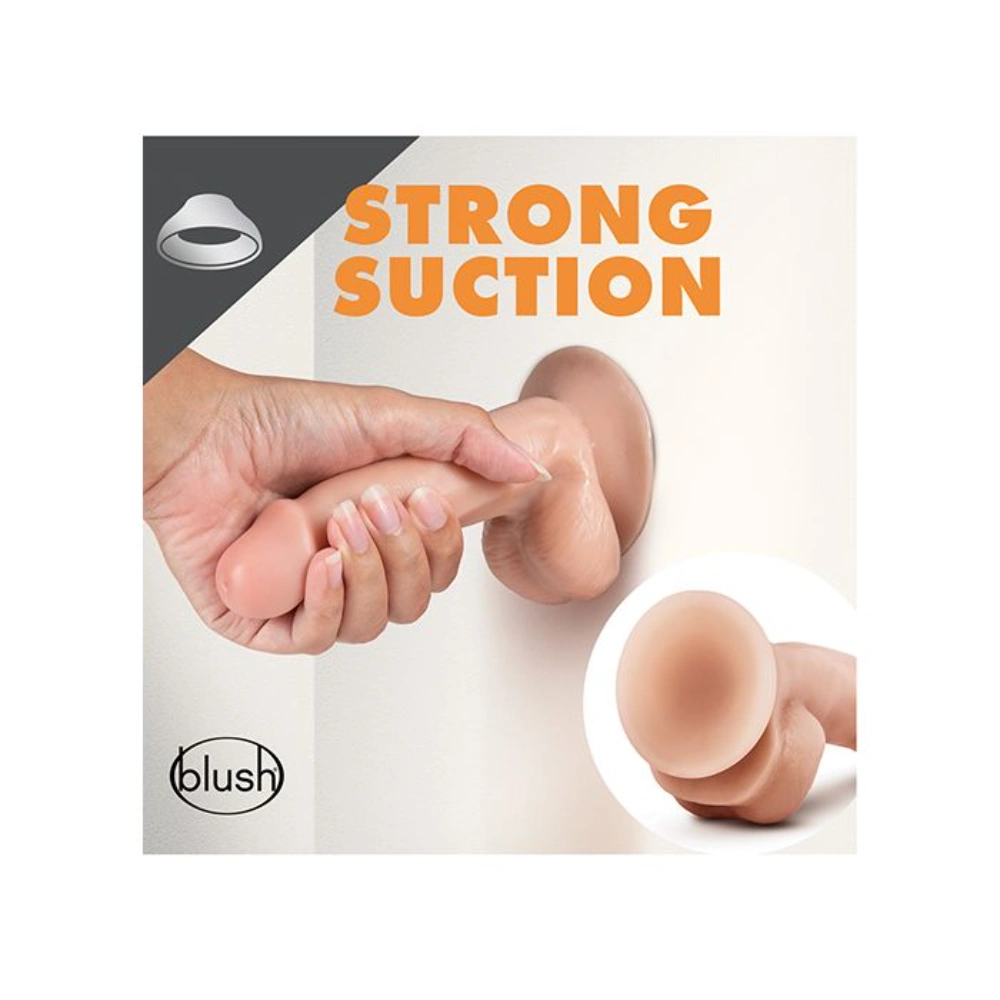 blush dr skin dr spin 6 inch realistic gyrating dildo