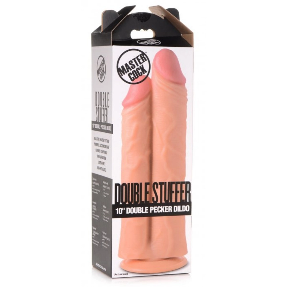 master cock double stuffer 10 inch huge thick dildo new type