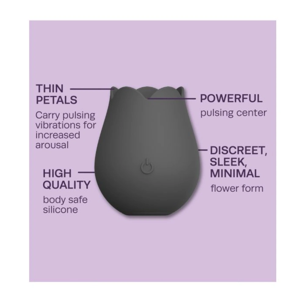 plusone cosmopolitan rose vibrator silicone texture